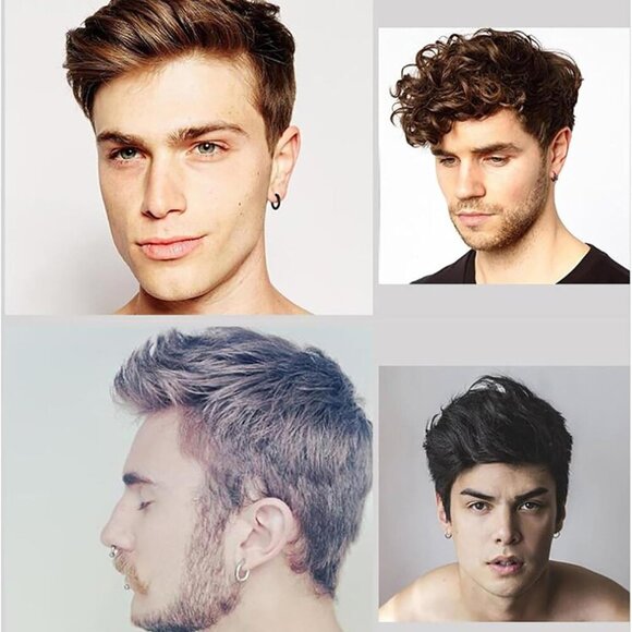 Brand New 316L Surgical Stainless Steel Hoop Earrings (Silver, Multiple Sizes) - Picture 7 of 8